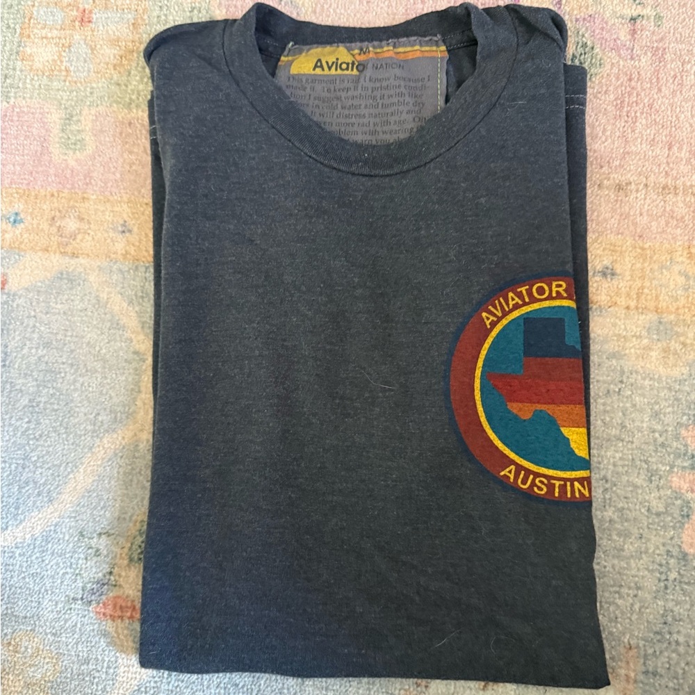 Aviator Nation Charcoal Tee